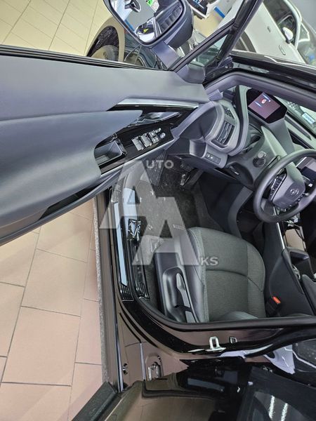 Комплект внутрішніх накладок на пороги для Subaru Solterra 2022 2023 2024 чорний глянець 00377 фото