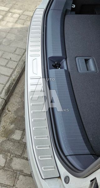 Зовнішня накладка заднього бампера для Volkswagen ID6X 2021 2022 2023 2024 2025 сріблястий 00271 фото
