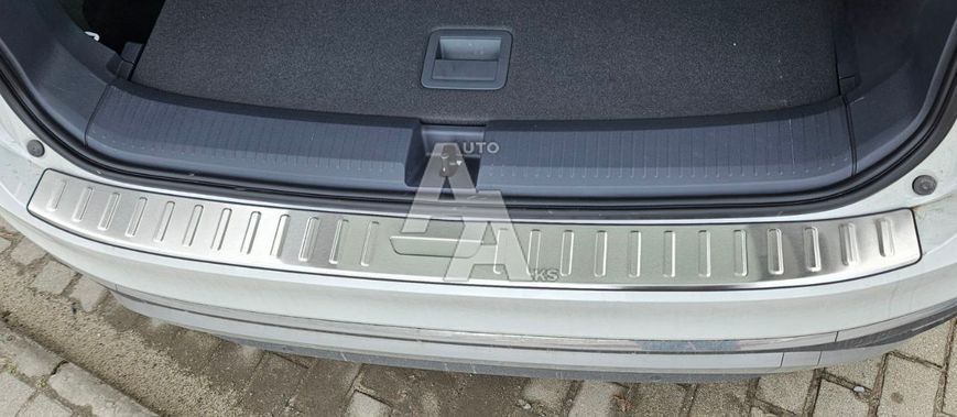Зовнішня накладка заднього бампера для Volkswagen ID6X 2021 2022 2023 2024 2025 сріблястий 00271 фото