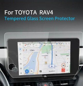 Захисне скло для мультимедіа Toyota RAV4 2022 2023 2024 2025 00299 фото
