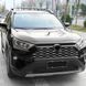 Накладки на решітку переднього бампера для Toyota Rav4 2019 2020 2021 2022 2023 2024 2025 00207 фото 1