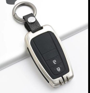 Брелок ключа на 2 кнопки для Toyota 2019 2020 2021 2022 2023 2024 (срібло) 00030 фото
