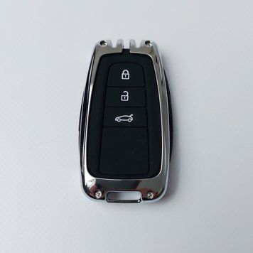 Брелок ключа на 3 кнопки для Toyota 2019 2020 2021 2022 2023 2024 (срібло) 00031 фото