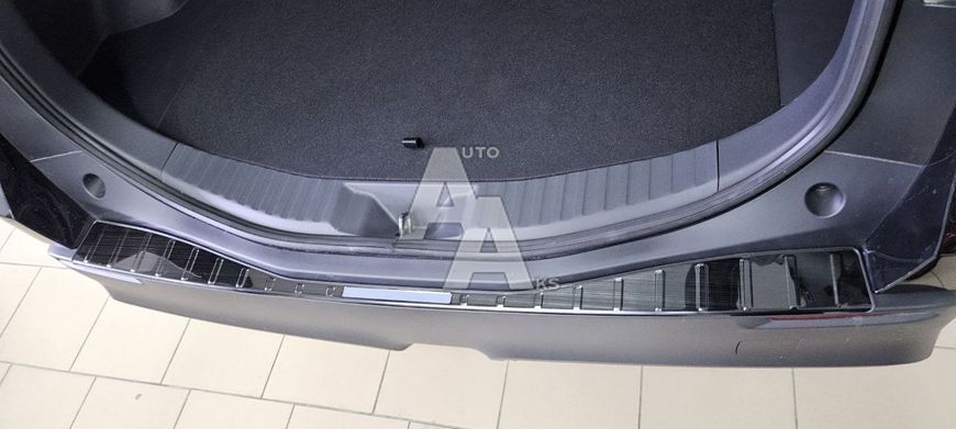 Зовнішня накладка заднього бампера для Subaru Solterra 2022 2023 2024 чорний глянець 00372 фото
