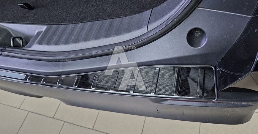 Зовнішня накладка заднього бампера для Subaru Solterra 2022 2023 2024 чорний глянець 00372 фото